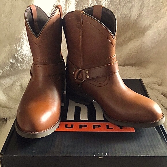 🌻 SAFETY SHOES CRAFTED HARNESS BOOTS 🌻 - Picture 2 of 11